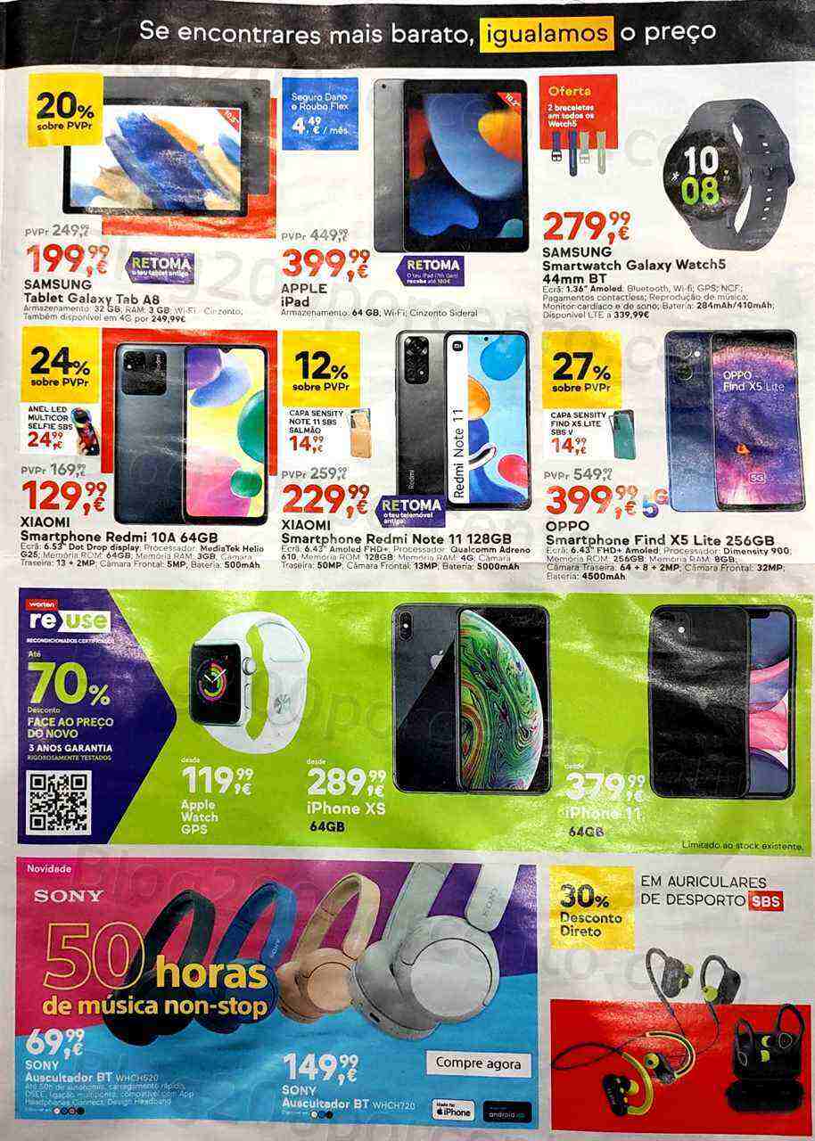 Antevisão Folheto WORTEN Promoções de 7 a 13 março