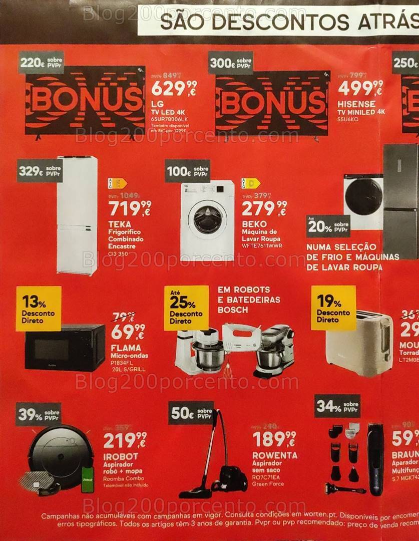 Antevisão Folheto WORTEN Promoções de 8 a 11 março