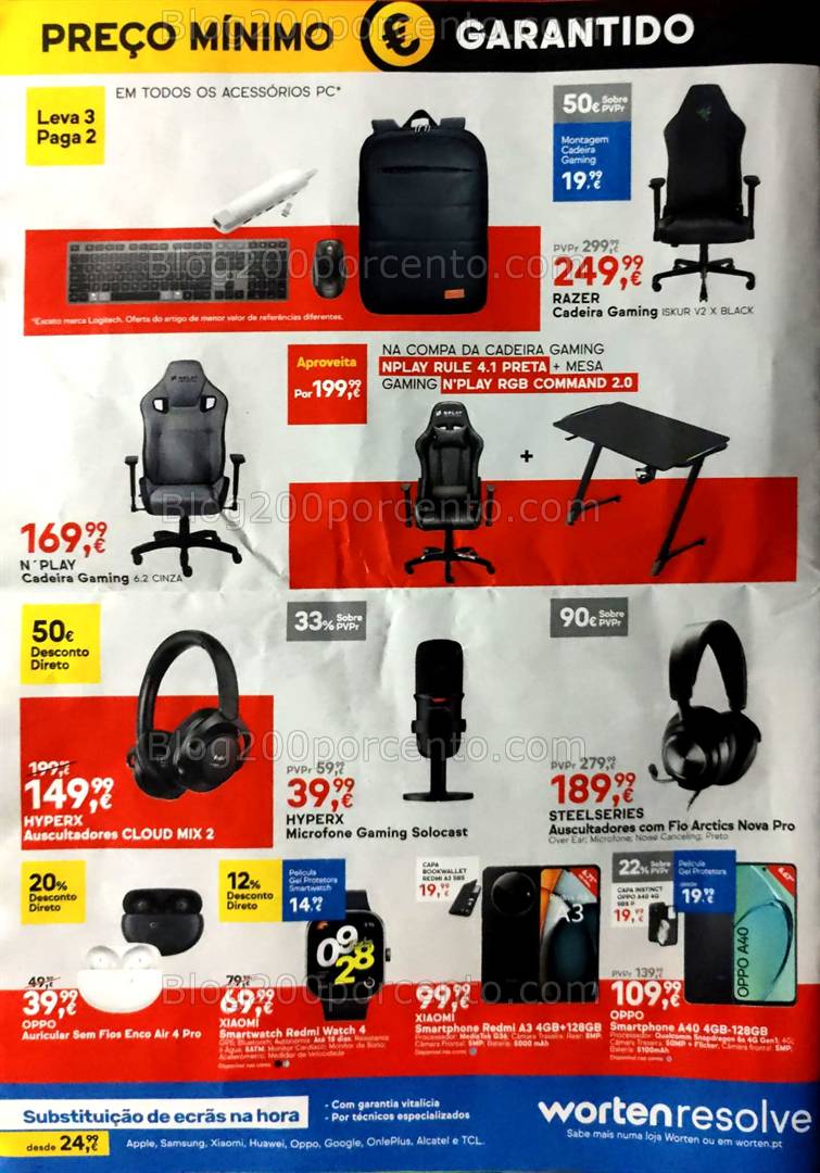 Antevisão Folheto WORTEN Promoções de 8 a 14 abril