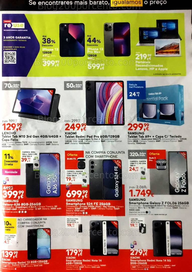 Antevisão Folheto WORTEN Promoções de 8 a 14 abril