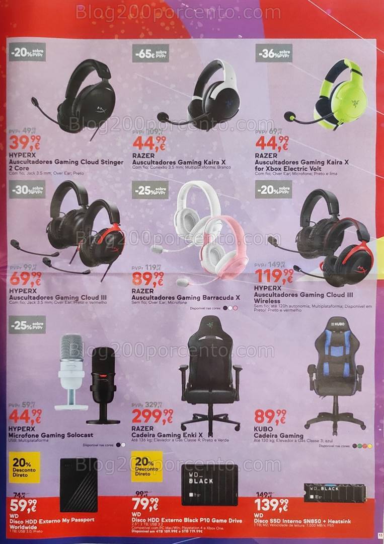 Antevisão Folheto WORTEN Promoções de 9 a 15 julho