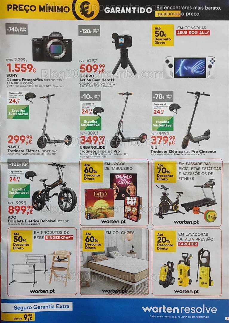 Antevisão Folheto WORTEN Promoções de 9 a 15 julho