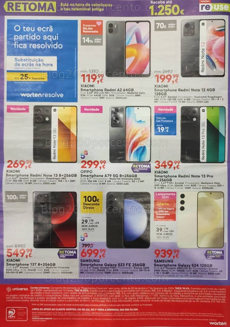 Antevisão Folheto WORTEN Promoções de 30 janeiro a 7 fevereiro