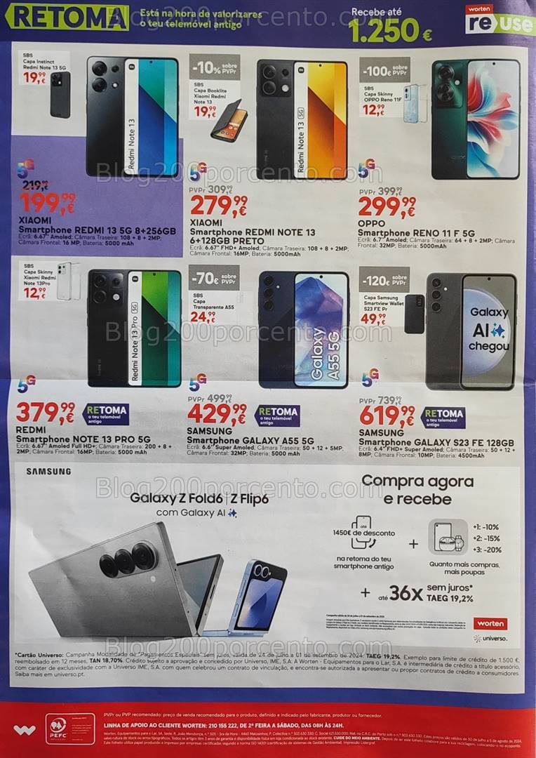 Antevisão Folheto WORTEN Alarm Week Promoções até 5 agosto