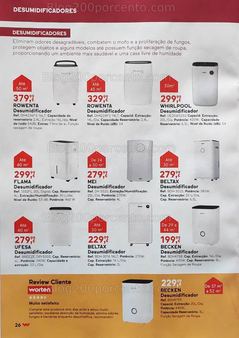 Antevisão Folheto WORTEN Aquecimento Promoções de 12 dezembro a 29 janeiro