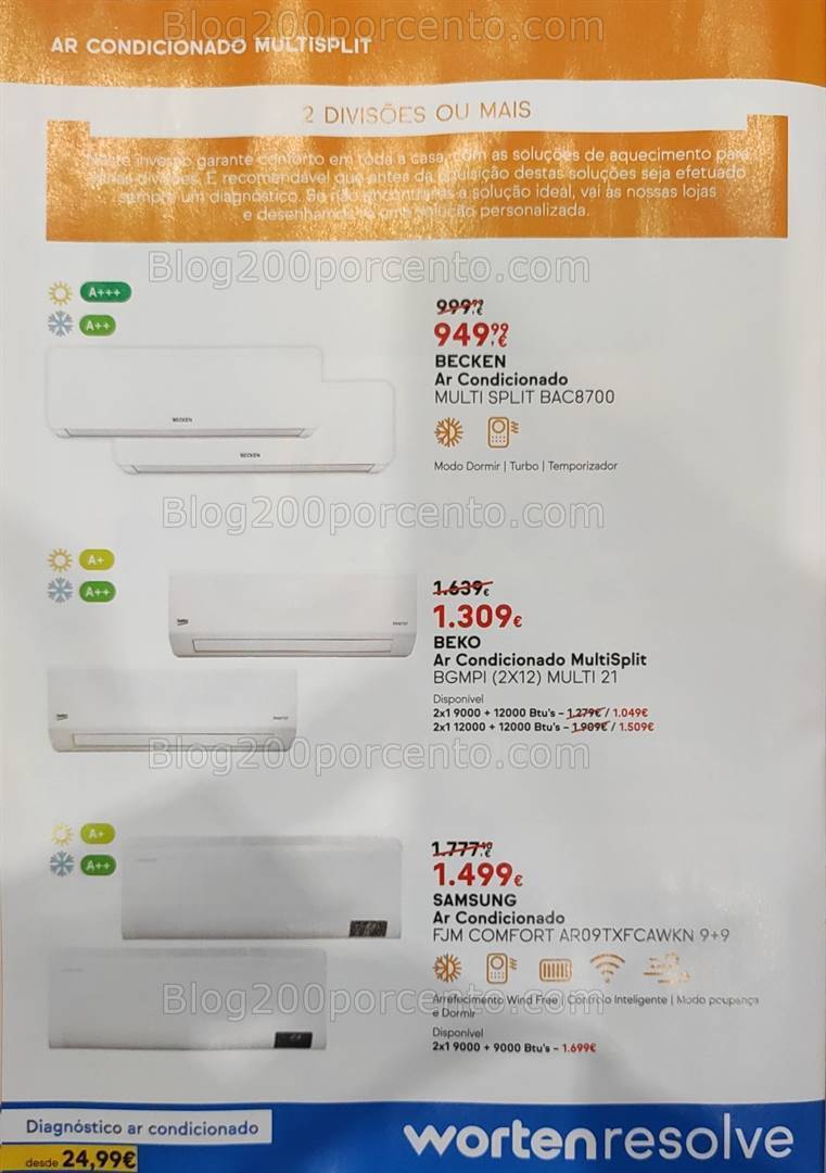 Antevisão Folheto WORTEN Aquecimento Promoções até 31 dezembro