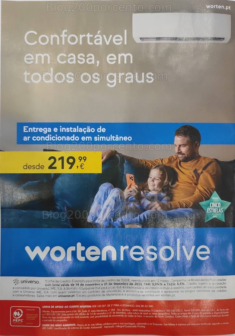 Antevisão Folheto WORTEN Aquecimento Promoções até 31 dezembro