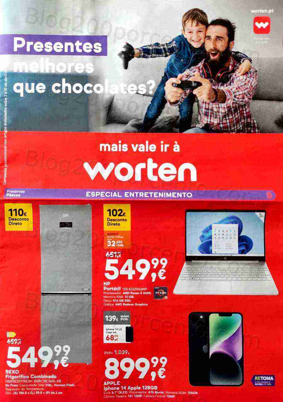 Antevisão Folheto WORTEN Promoções até 10 abril