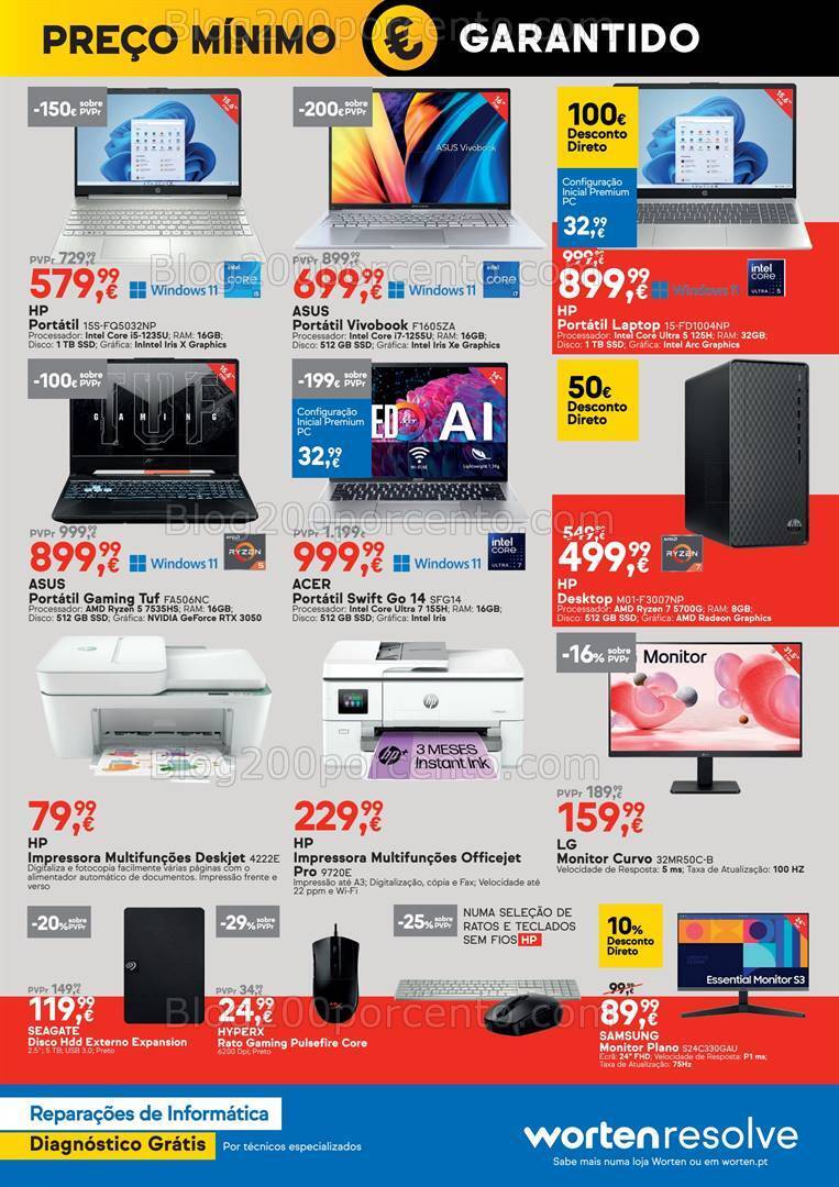 Antevisão Folheto WORTEN Promoções até 29 julho