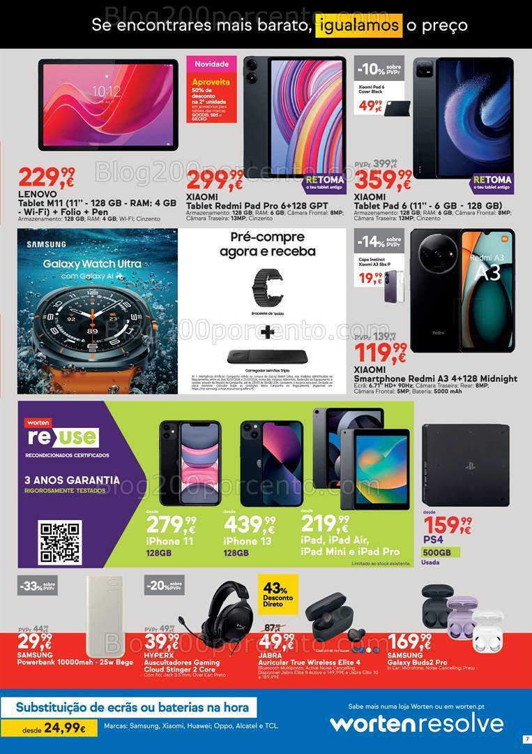 Antevisão Folheto WORTEN Promoções até 29 julho