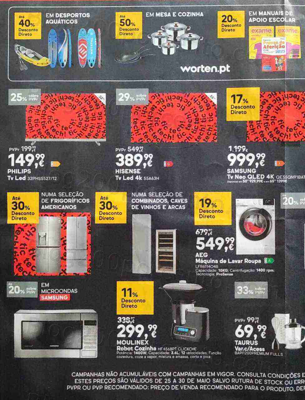 Antevisão Folheto WORTEN Tic Tech! Promoções até 30 maio