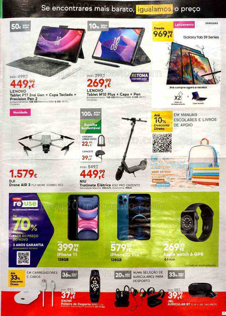 Antevisão Folheto WORTEN Promoções até 7 agosto