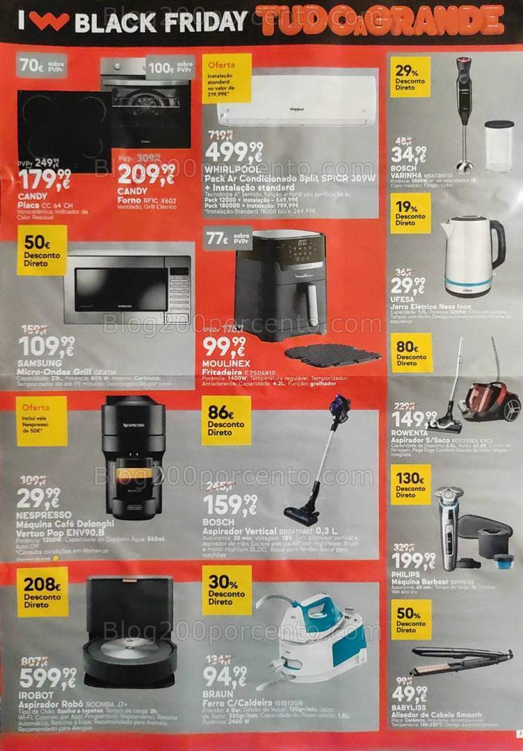Antevisão Folheto WORTEN Black Friday Promoções de 14 a 20 novembro