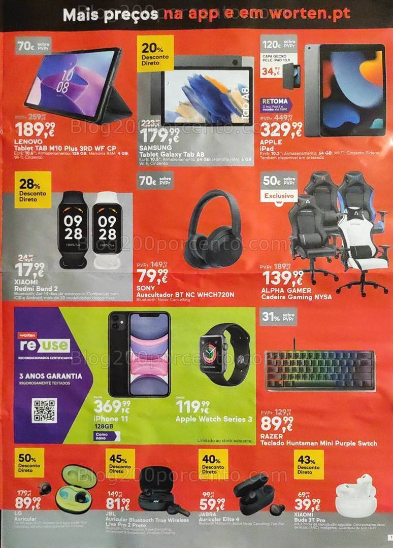 Antevisão Folheto WORTEN Black Friday Promoções de 14 a 20 novembro