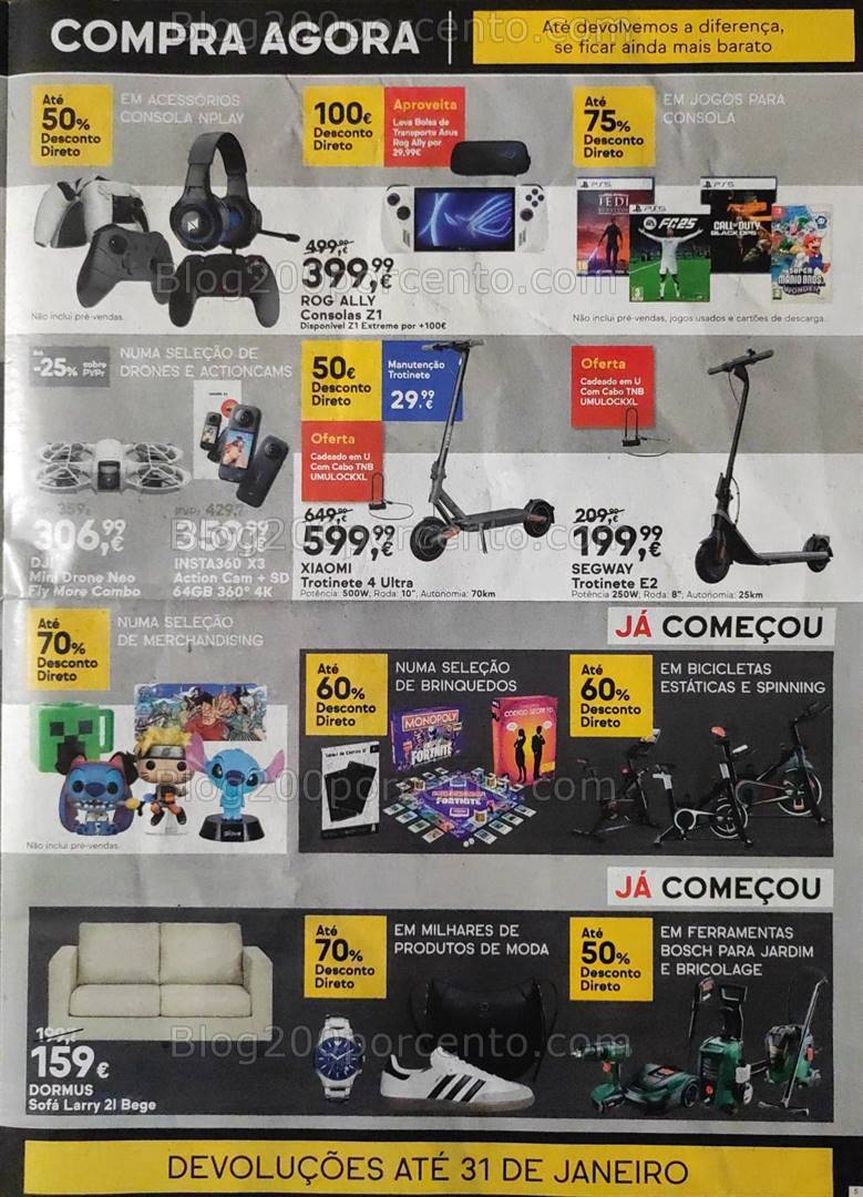 Antevisão Folheto WORTEN Black Friday Promoções de 19 a 25 novembro