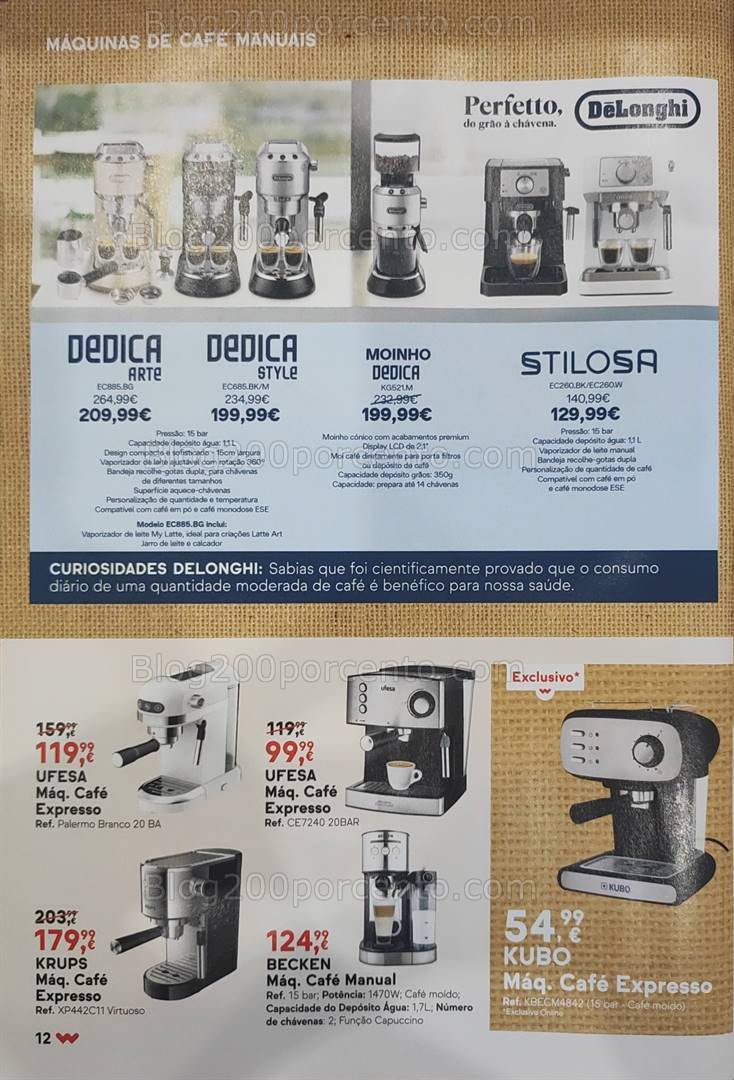 Antevisão Folheto WORTEN Especial Café Promoções até 4 outubro