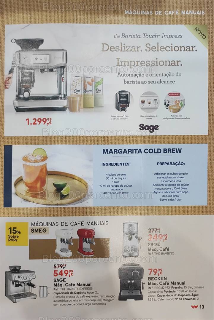 Antevisão Folheto WORTEN Especial Café Promoções até 4 outubro
