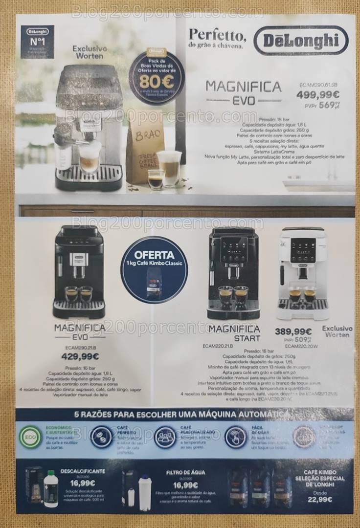 Antevisão Folheto WORTEN Especial Café Promoções até 4 outubro