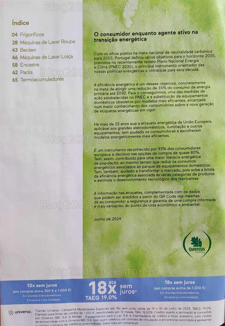 Antevisão Folheto WORTEN Especial Eficiência Promoções até 15 julho