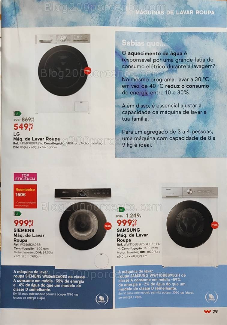 Antevisão Folheto WORTEN Especial Eficiência Promoções até 15 julho