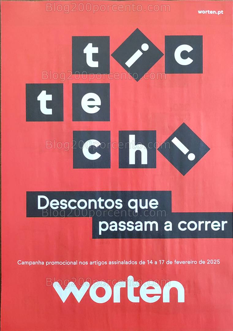 Antevisão Folheto WORTEN Promoções Fim de Semana até 17 fevereiro