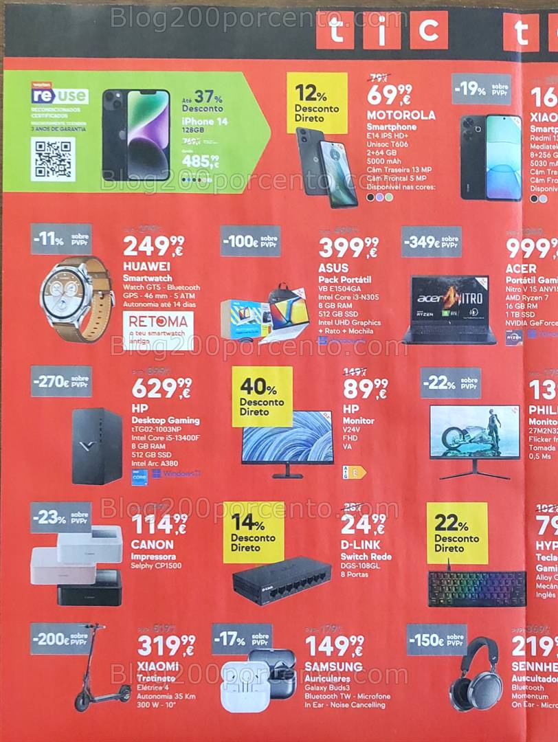 Antevisão Folheto WORTEN Promoções Fim de Semana até 17 fevereiro