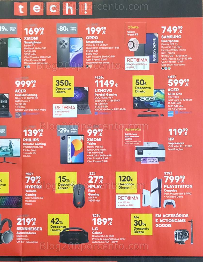 Antevisão Folheto WORTEN Promoções Fim de Semana até 17 fevereiro