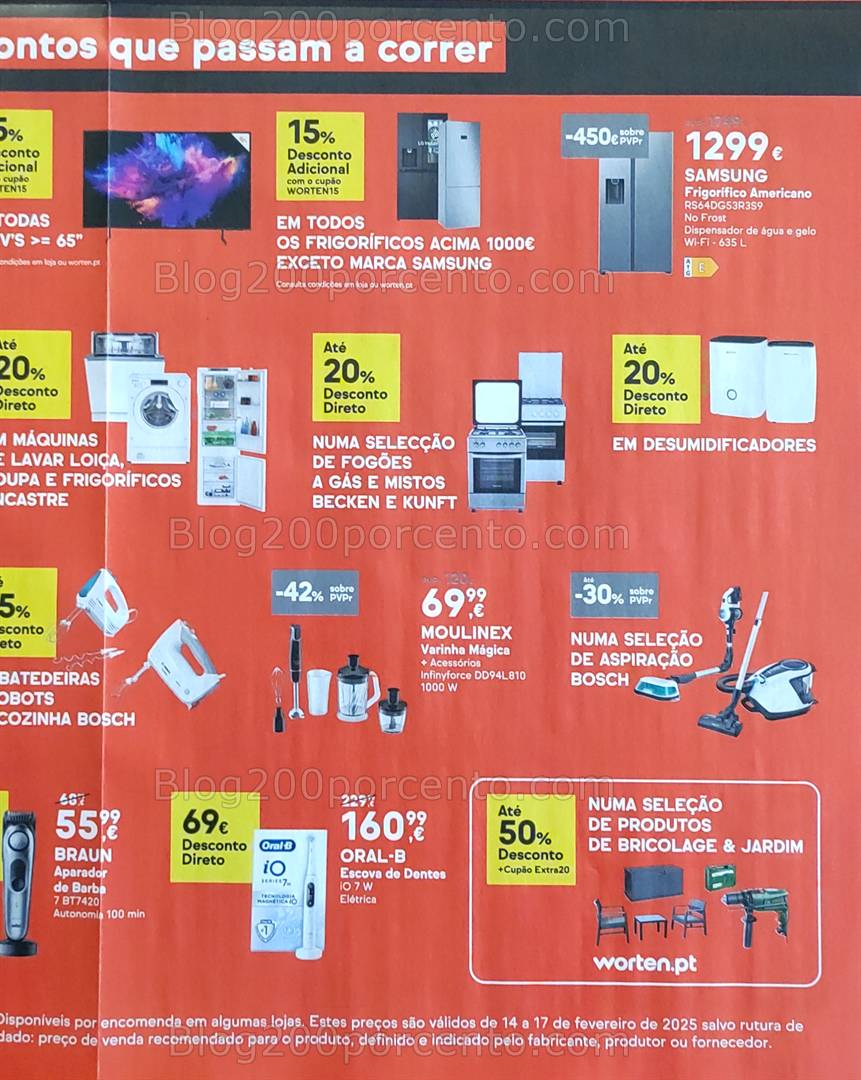 Antevisão Folheto WORTEN Promoções Fim de Semana até 17 fevereiro