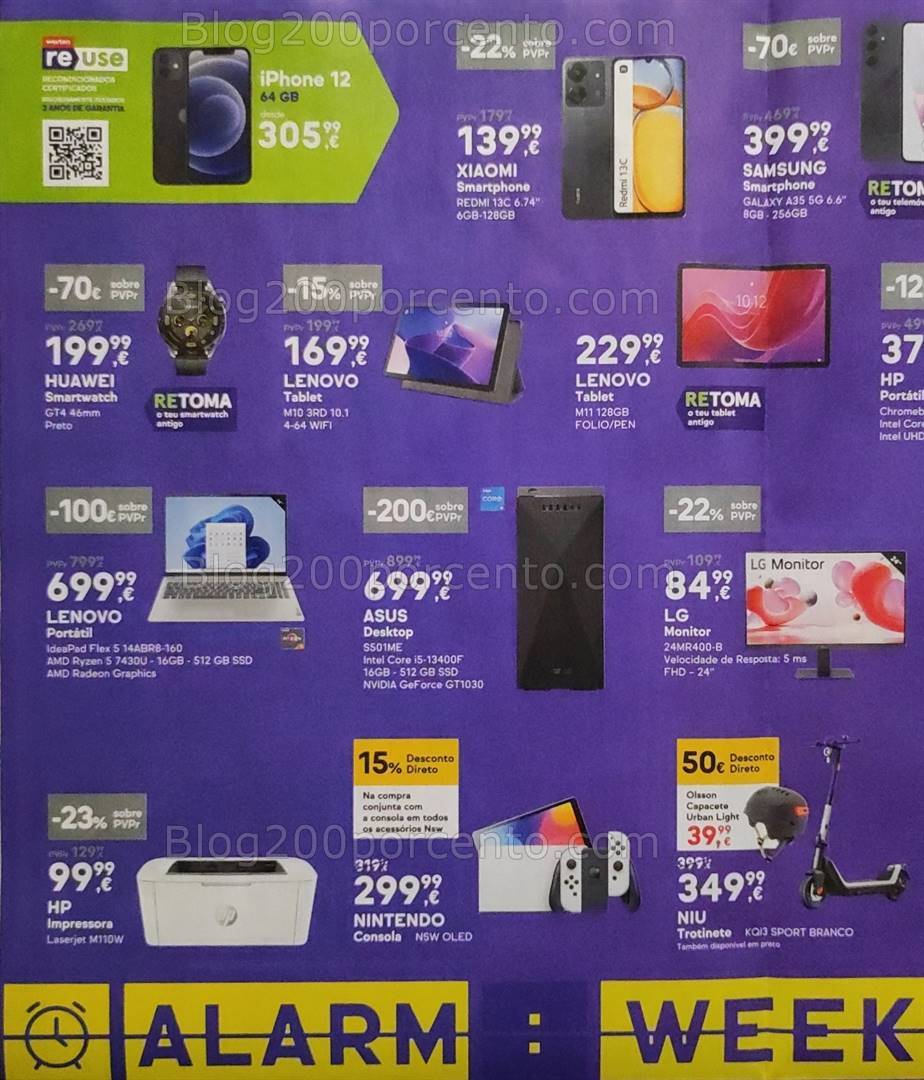 Antevisão Folheto WORTEN Promoções Fim de Semana até 5 agosto