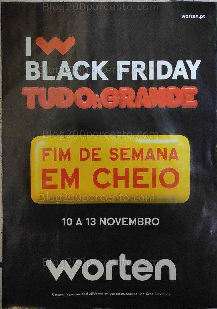 Antevisão Folheto WORTEN Promoções Fim de Semana - 10 a 13 novembro