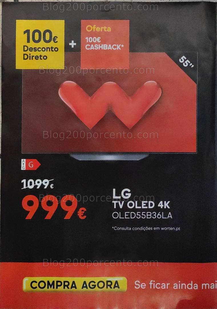 Antevisão Folheto WORTEN Promoções Fim de Semana - 10 a 13 novembro