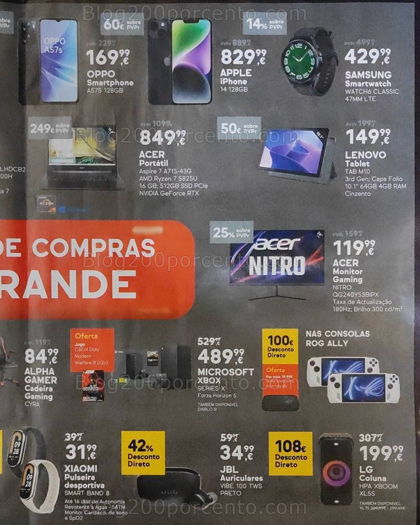 Antevisão Folheto WORTEN Promoções Fim de Semana - 10 a 13 novembro