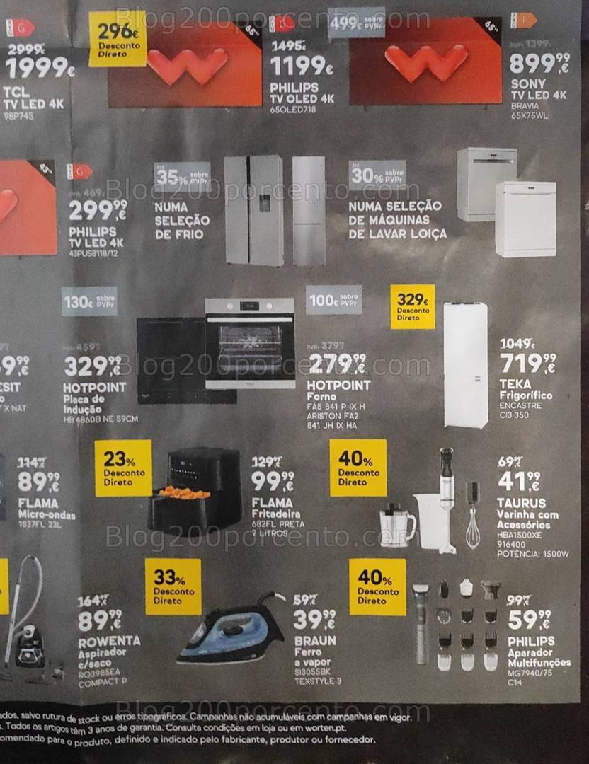 Antevisão Folheto WORTEN Promoções Fim de Semana - 10 a 13 novembro