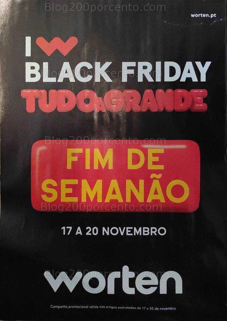 Antevisão Folheto WORTEN Promoções Fim de Semanão - 17 a 20 novembro