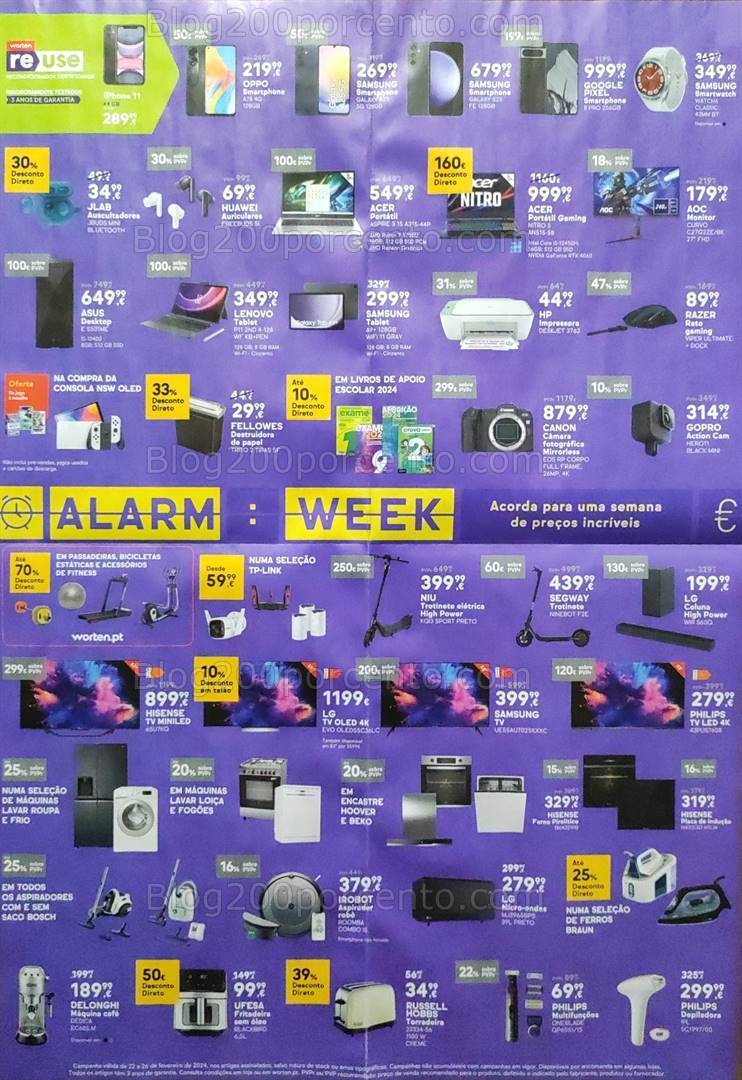 Antevisão Folheto WORTEN Promoções dFim de Semana - 22 a 26 fevereiro