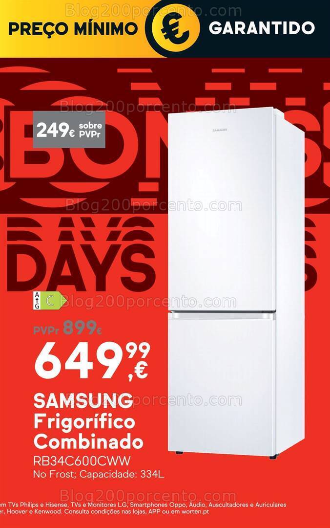 Antevisão Folheto WORTEN Promoções Fim de Semana - 22 a 25 março