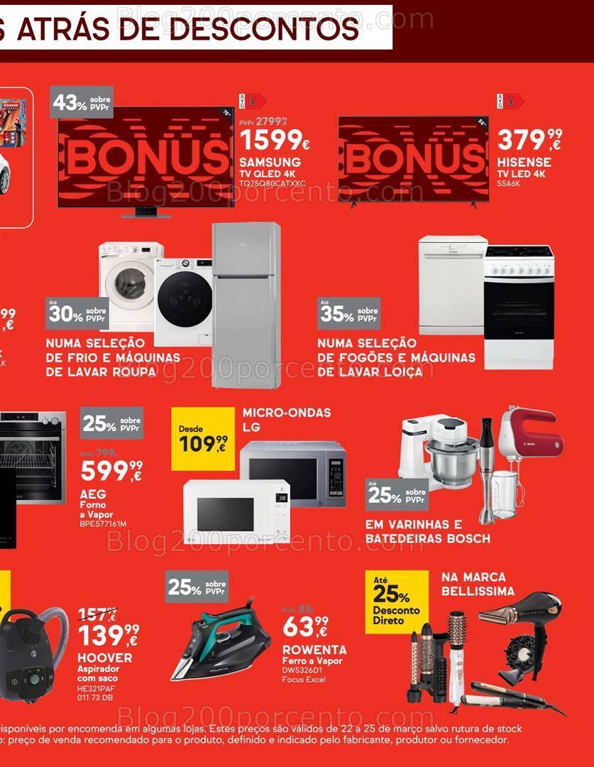 Antevisão Folheto WORTEN Promoções Fim de Semana - 22 a 25 março