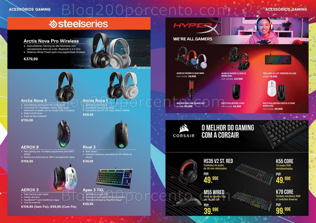 Antevisão Folheto WORTEN Gaming Promoções de 1 a 21 outubro