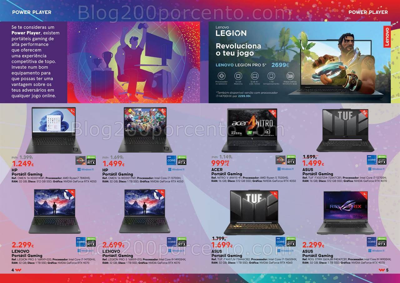 Antevisão Folheto WORTEN Gaming Promoções de 1 a 21 outubro