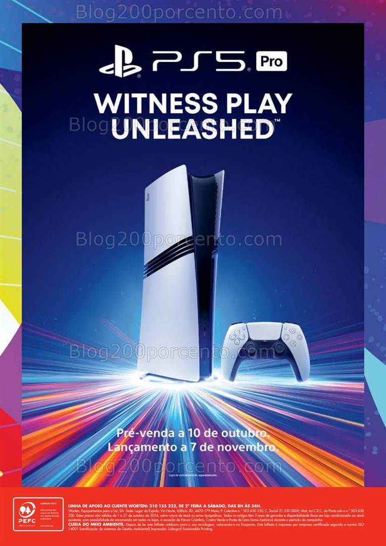 Antevisão Folheto WORTEN Gaming Promoções de 1 a 21 outubro