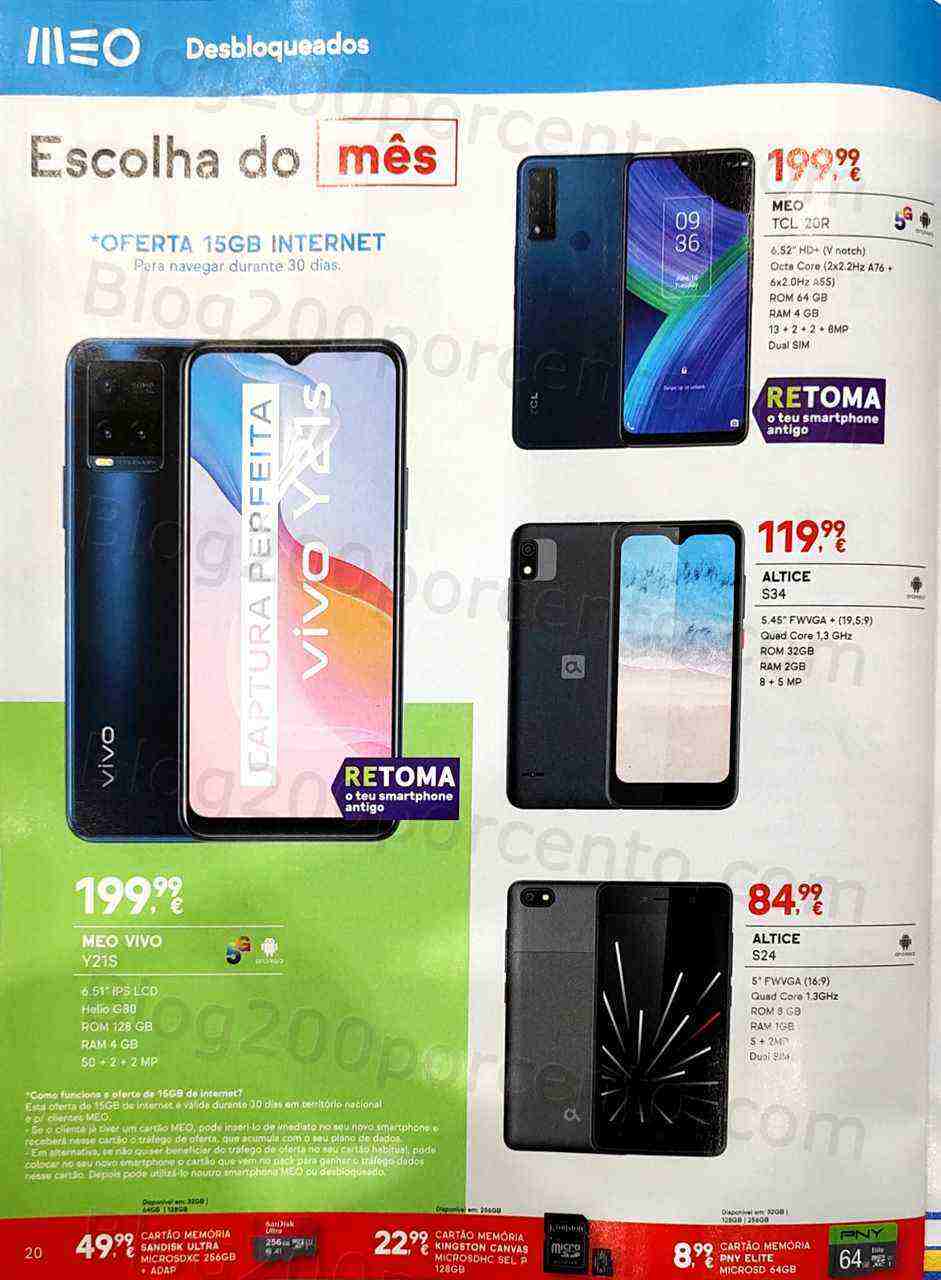 Antevisão Folheto WORTEN Mobile Promoções de 1 a 31 março