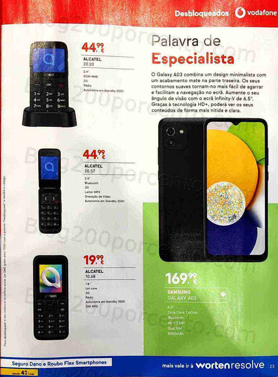 Antevisão Folheto WORTEN Mobile Promoções de 1 a 31 março