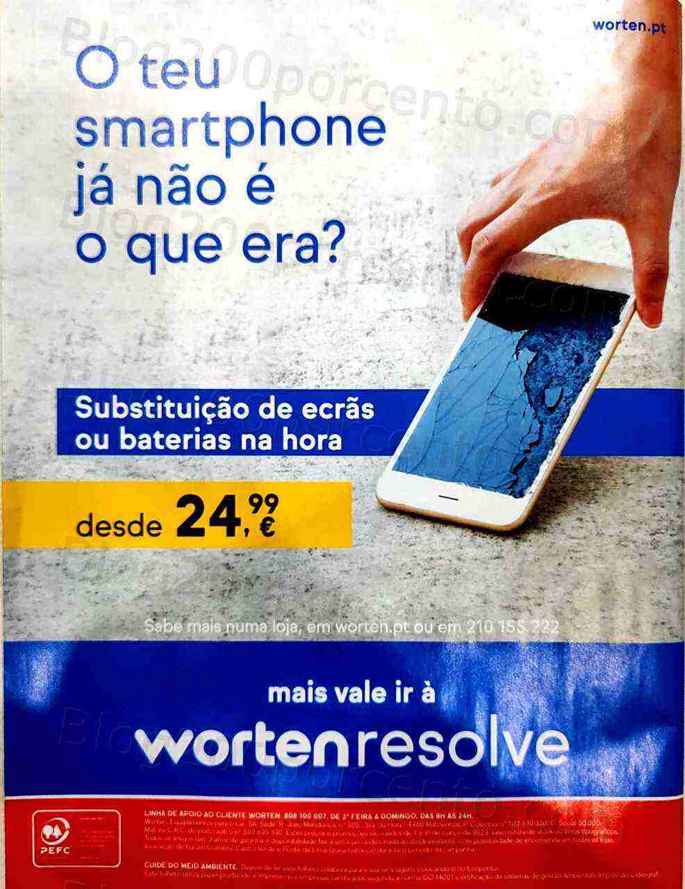 Antevisão Folheto WORTEN Mobile Promoções de 1 a 31 março