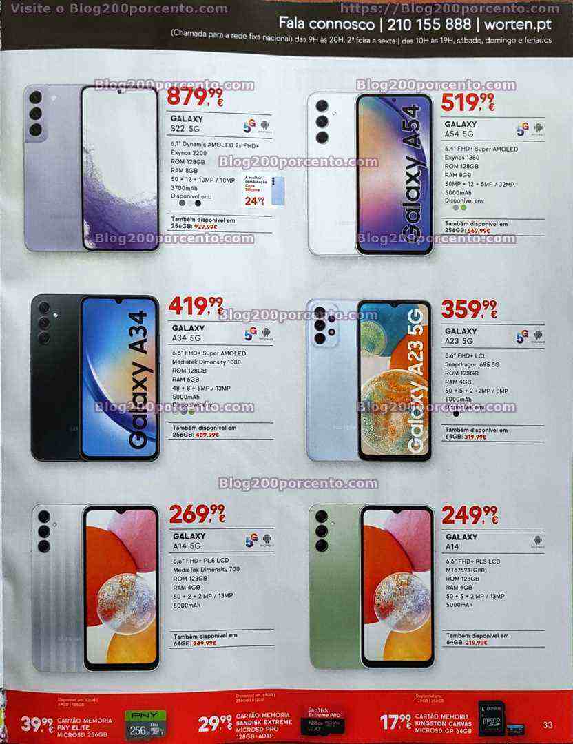 Antevisão Folheto WORTEN Mobile Promoções até 30 junho