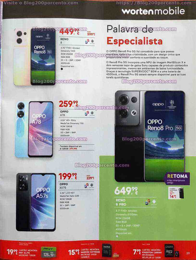 Antevisão Folheto WORTEN Mobile Promoções até 30 junho