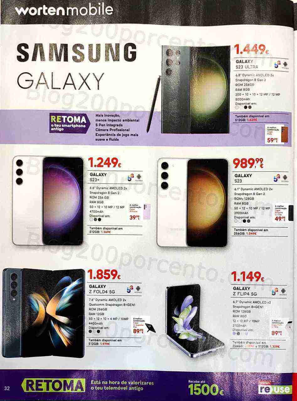 Antevisão Folheto WORTEN Mobile Promoções até 30 abril