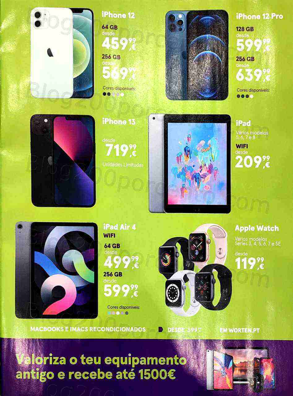 Antevisão Folheto WORTEN Mobile Promoções até 30 abril
