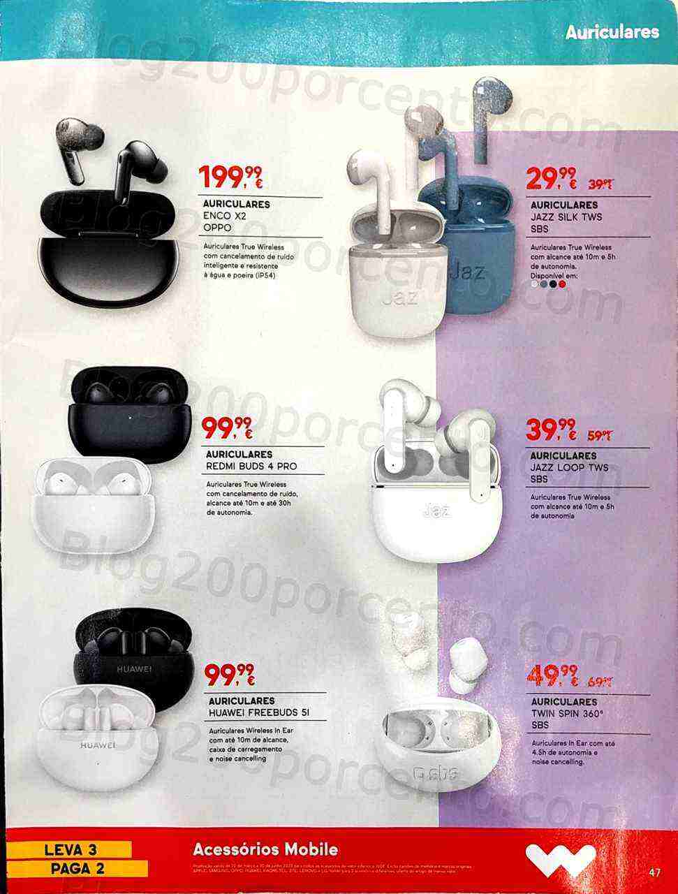 Antevisão Folheto WORTEN Mobile Promoções até 30 abril