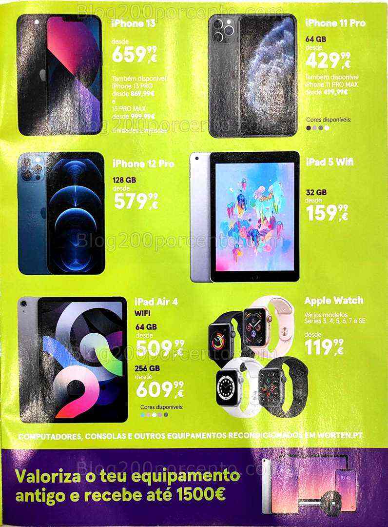 Antevisão Folheto WORTEN Mobile Promoções até 31 agosto