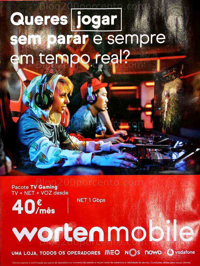 Antevisão Folheto WORTEN Mobile Promoções até 31 agosto